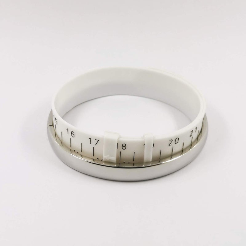 MILAKOO Womens Stainless Steel Brecelet 8MM Plain Polished Finish Silver Color Oval Bangle 7.1" - Image 5